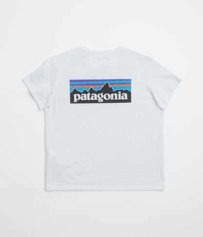Patagonia Womens P-6 Logo Responsibili-Tee T-Shirt - White