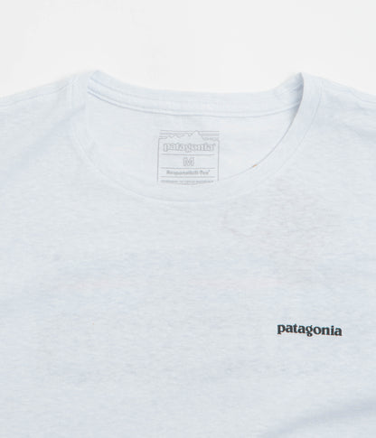 Patagonia Womens P-6 Logo Responsibili-Tee T-Shirt - White