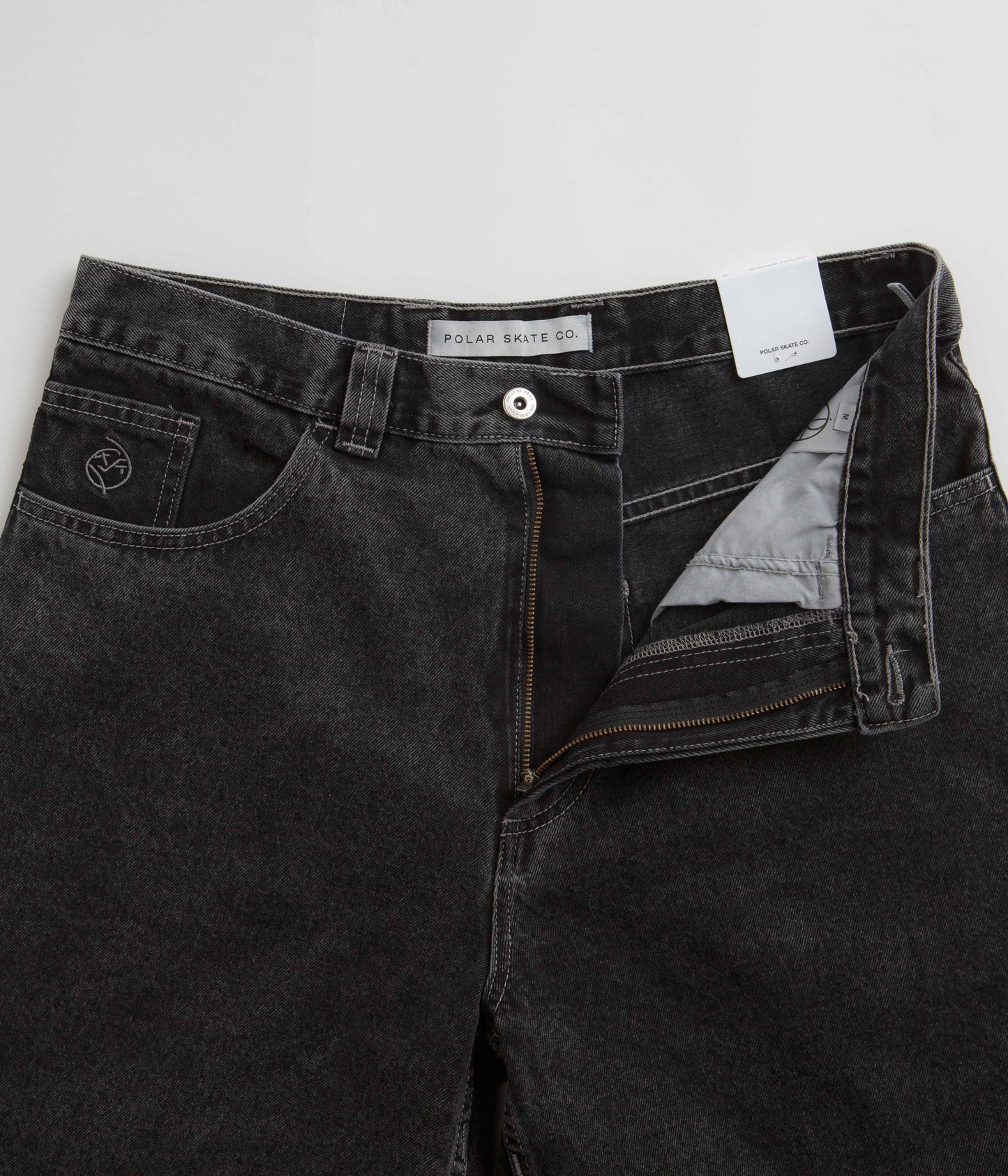 Polar Big Boy Shorts - Silver Black