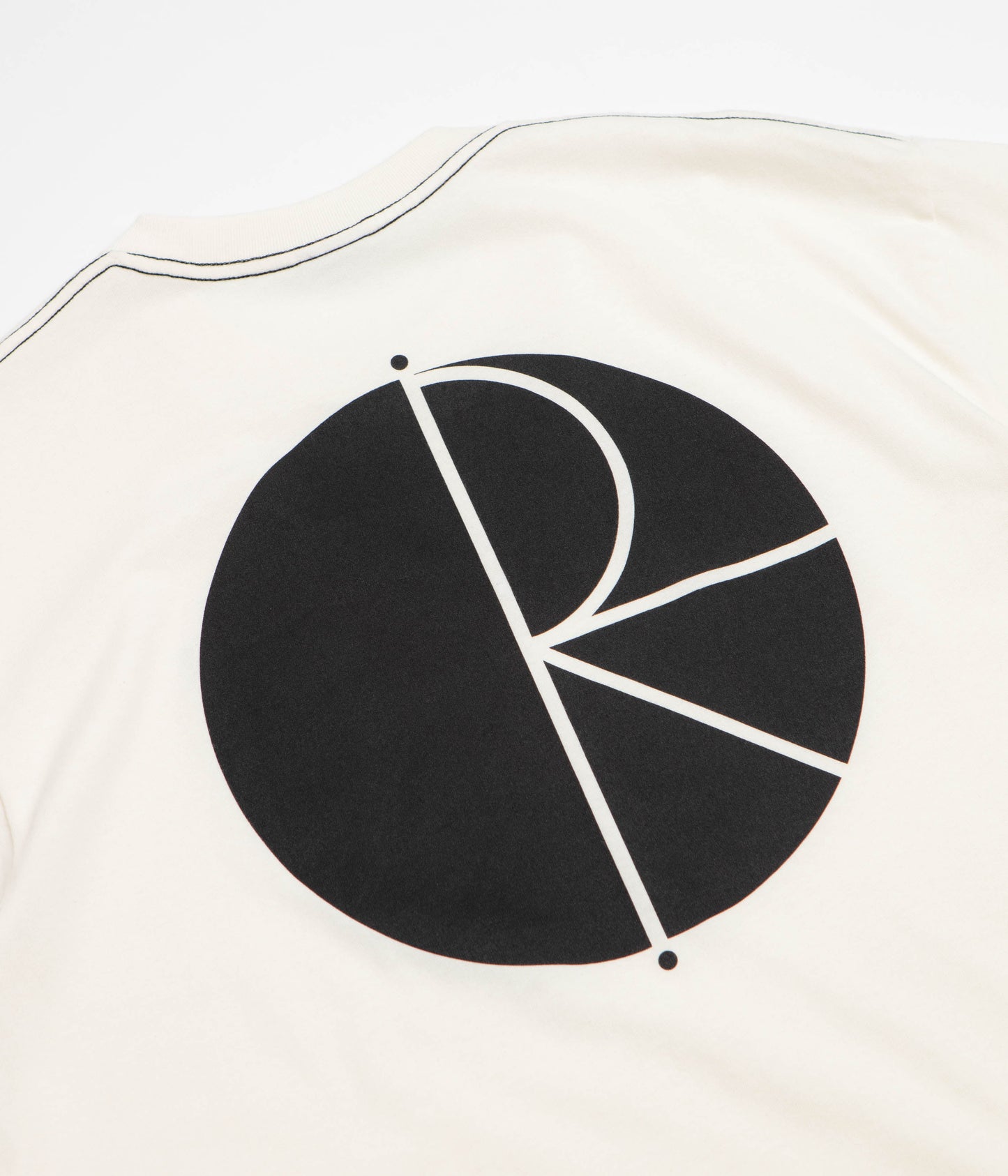 Polar Contrast Fill Logo T-Shirt - Ivory / Black
