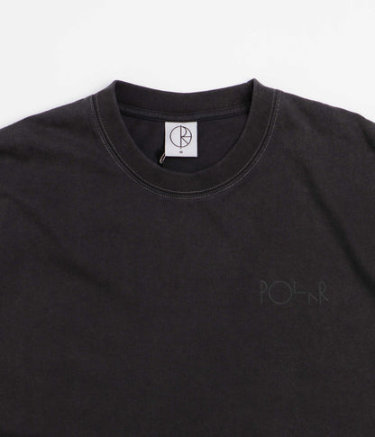 Polar Contrast Stroke Logo T-Shirt - Silver Black / Black