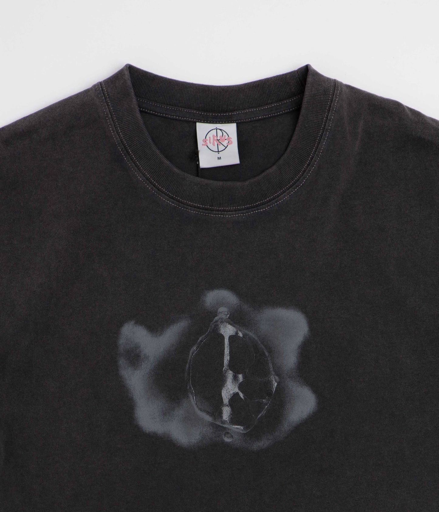 Polar Metal Logo T-Shirt - Silver Black