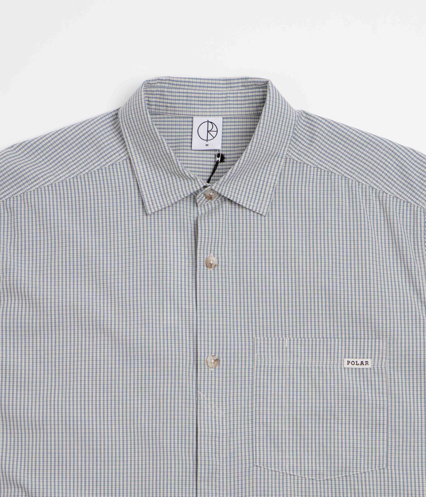 Polar Mitch Short Sleeve Shirt - Blue Check