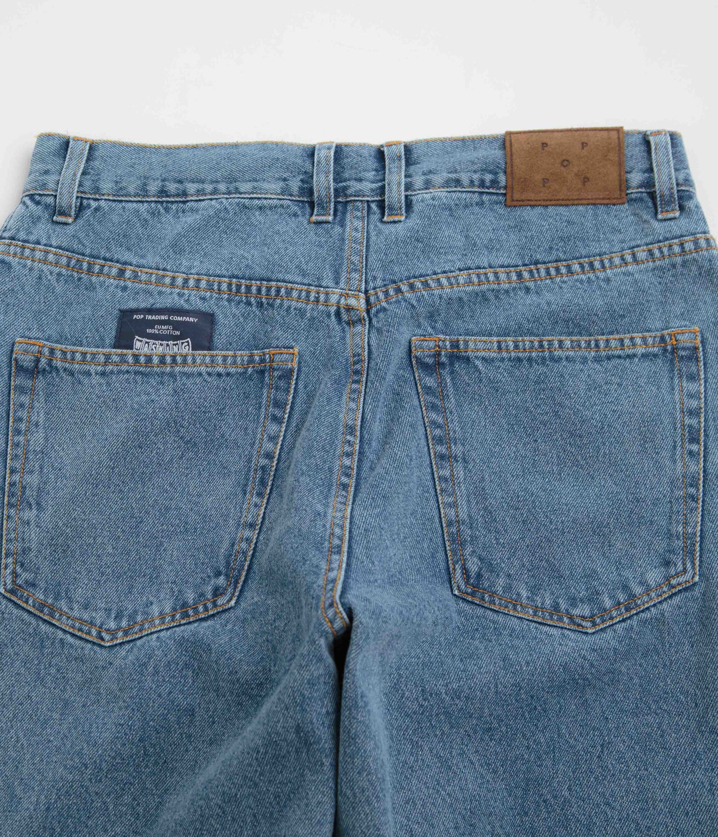 Pop Trading Company DRS Denim Pants - Stonewashed