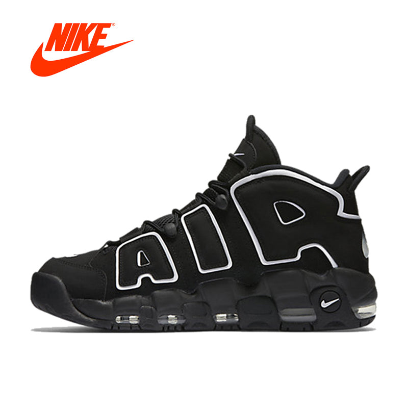 New Arrival Authentic Nike 2018 Hot Sell Air More Uptempo Men's Breathable Basketball Shoes Sports Sneakers