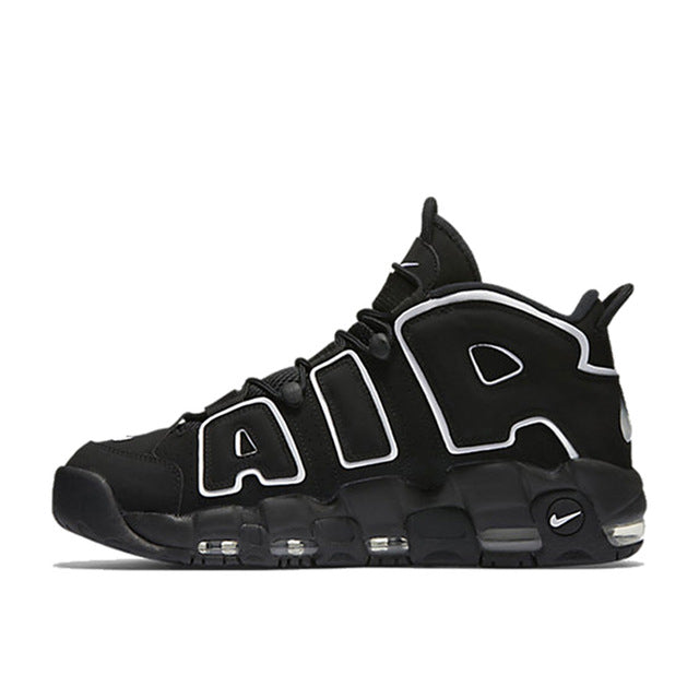 New Arrival Authentic Nike 2018 Hot Sell Air More Uptempo Men's Breathable Basketball Shoes Sports Sneakers