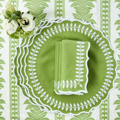 Green Laurel Placemats (Set of 4)