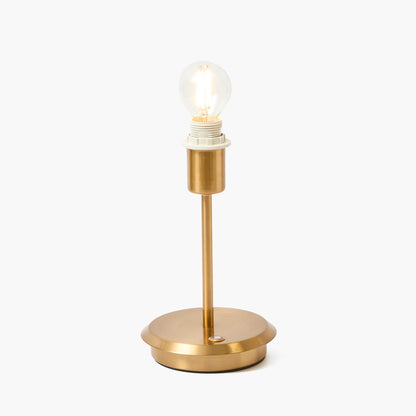 Short Rechargeable Lamp with Cream Shade (18cm)