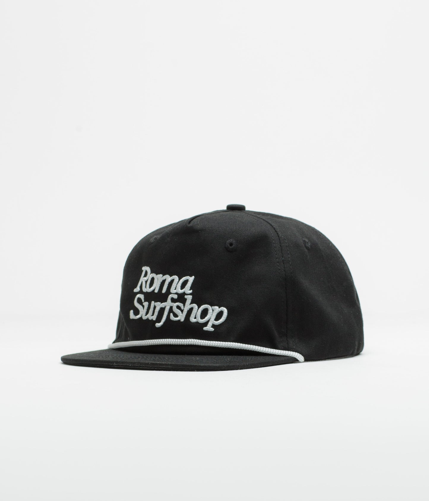 Roma Shop Cap - Black / White