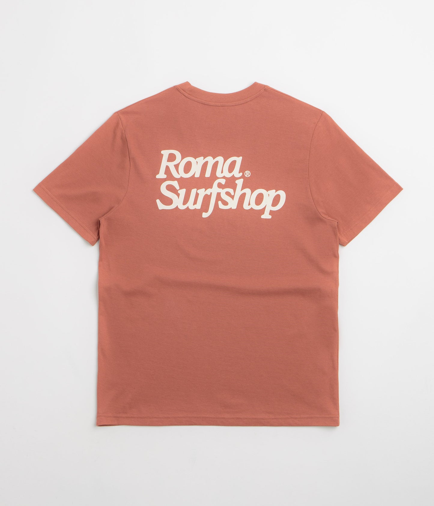 Roma Surfshop T-Shirt - Brick / Cream