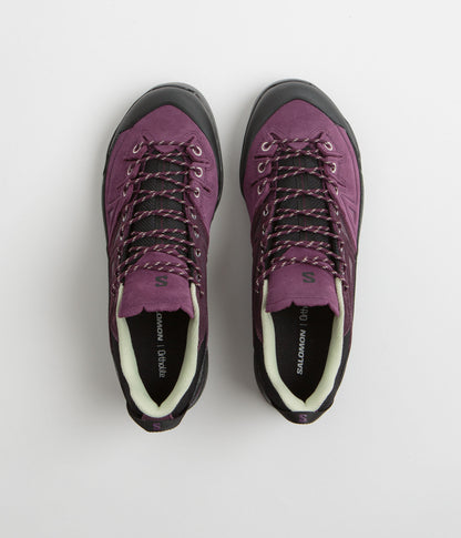Salomon X-ALP LTR Shoes - Winter Bloom / Plum Perfect / Lime Cream