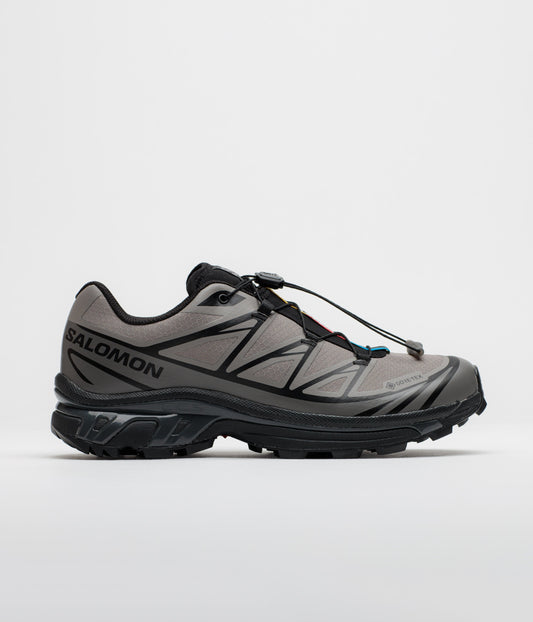 Salomon XT-6 GTX Shoes - Black / Cloudburst / Dark Gull Grey