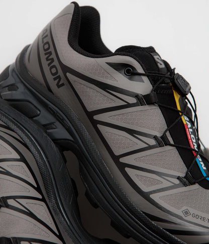 Salomon XT-6 GTX Shoes - Black / Cloudburst / Dark Gull Grey