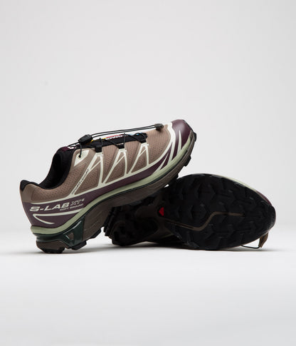 Salomon XT-6 Shoes - Walnut / Huckleberry / Urban Chic