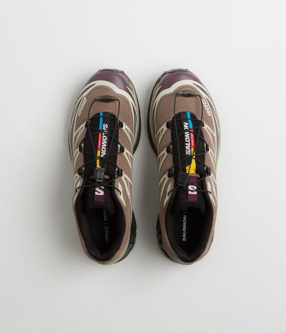 Salomon XT-6 Shoes - Walnut / Huckleberry / Urban Chic