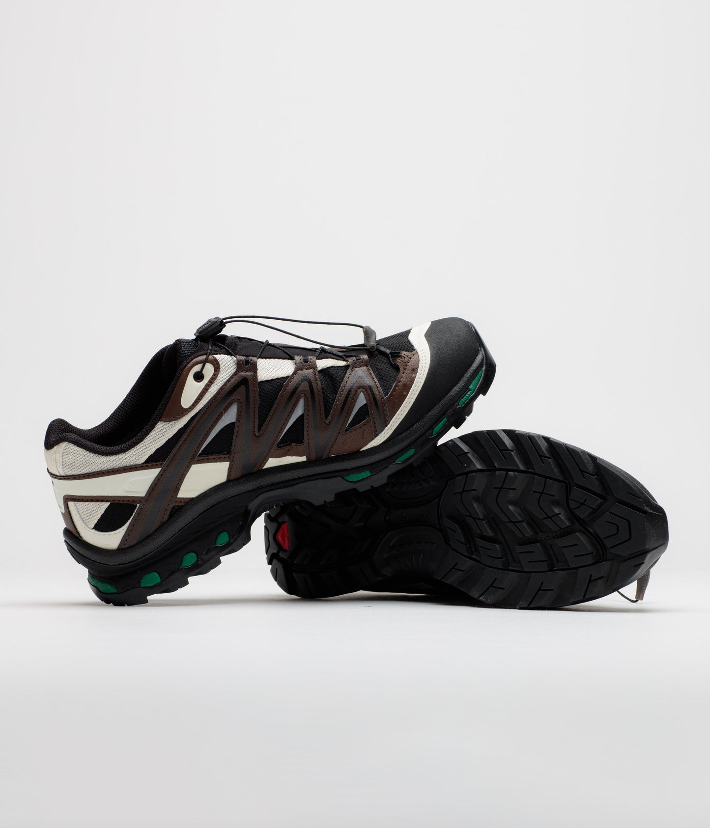 Salomon XT-Quest GTX Shoes - Black / Delicioso / Green Jacket