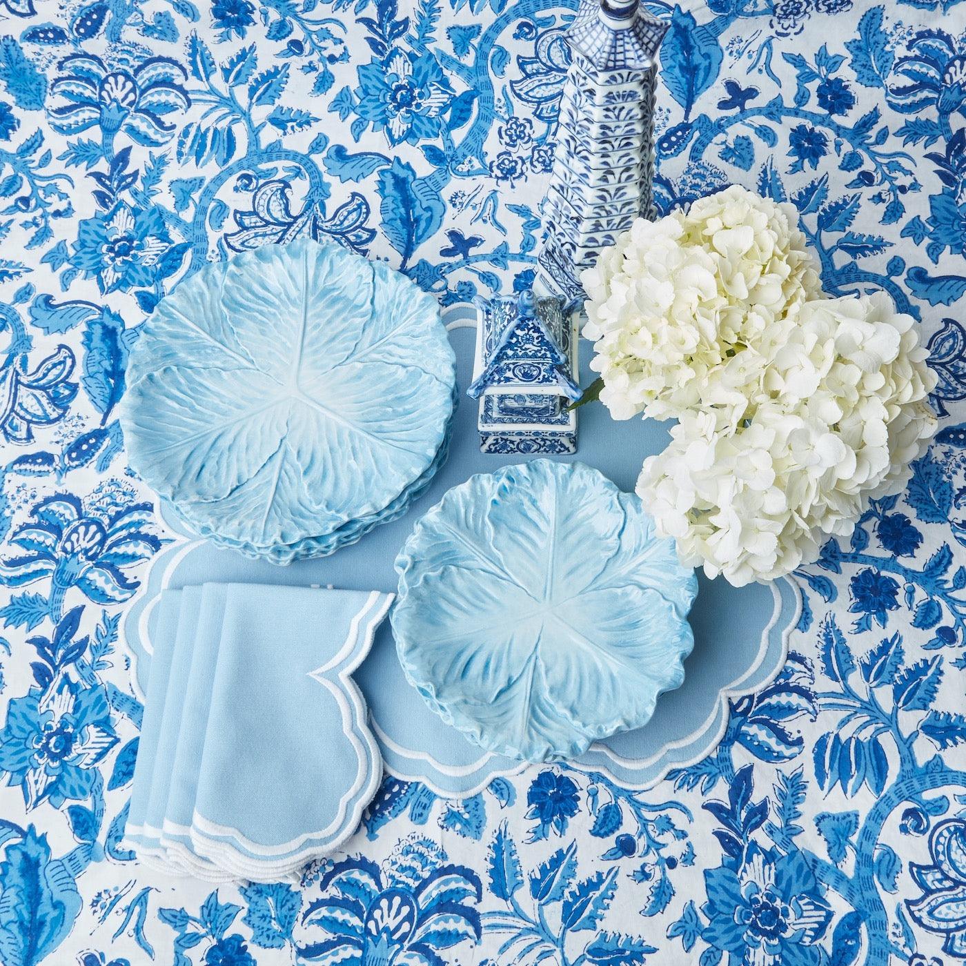 Serena Cornflower Blue Napkins (Set of 4)