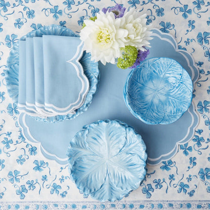 Serena Cornflower Blue Napkins (Set of 4)