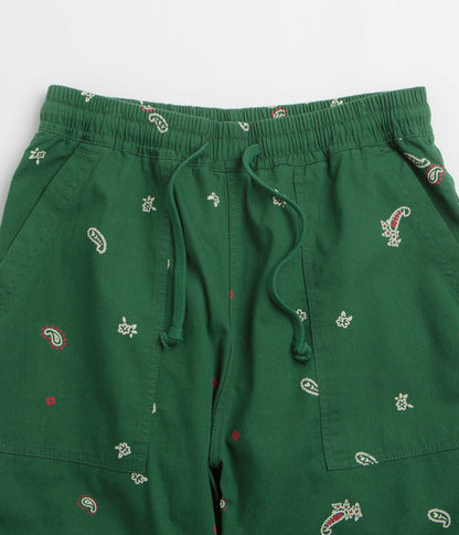 Service Works Paisley Chef Shorts - Forest
