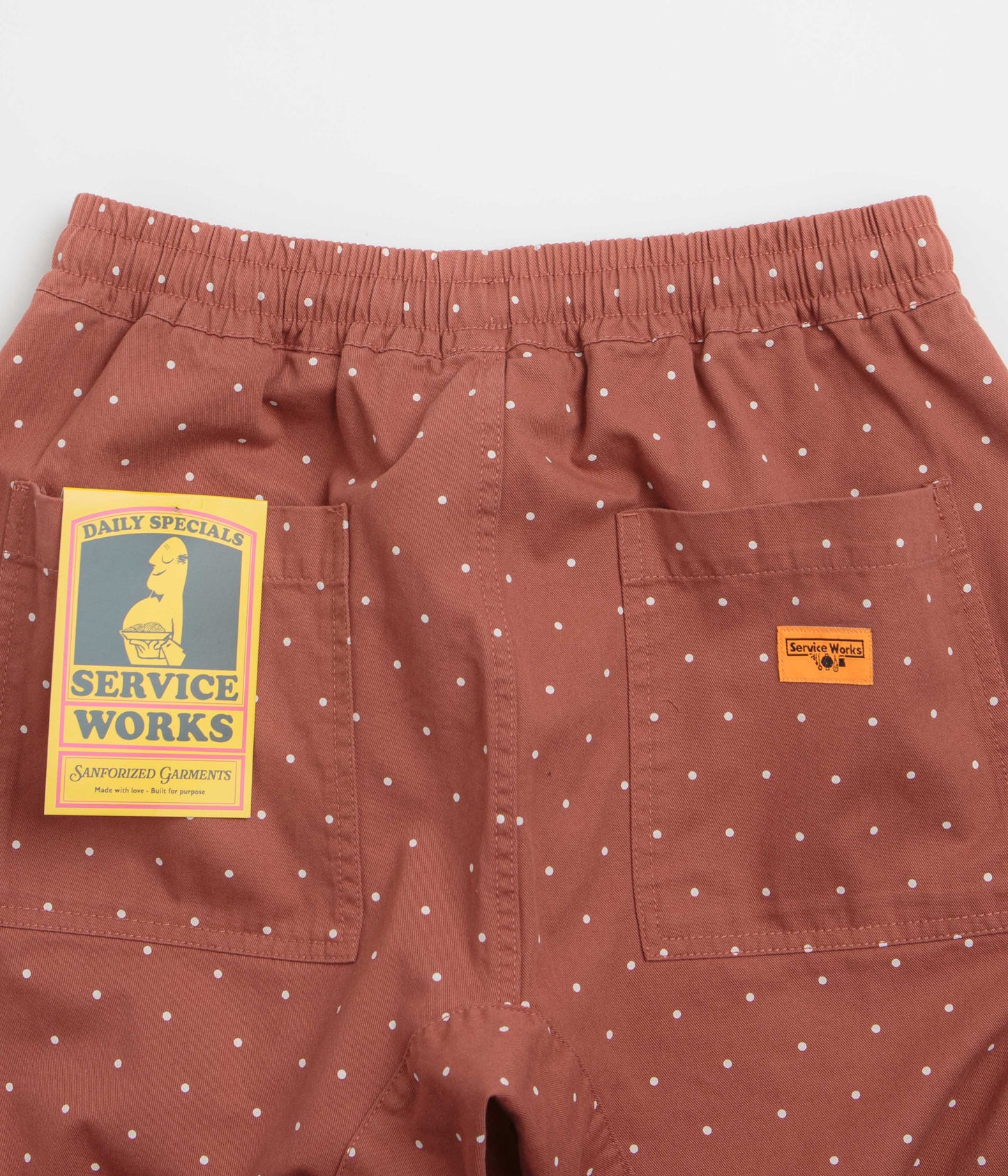 Service Works Polka Dot Chef Pants - Clay
