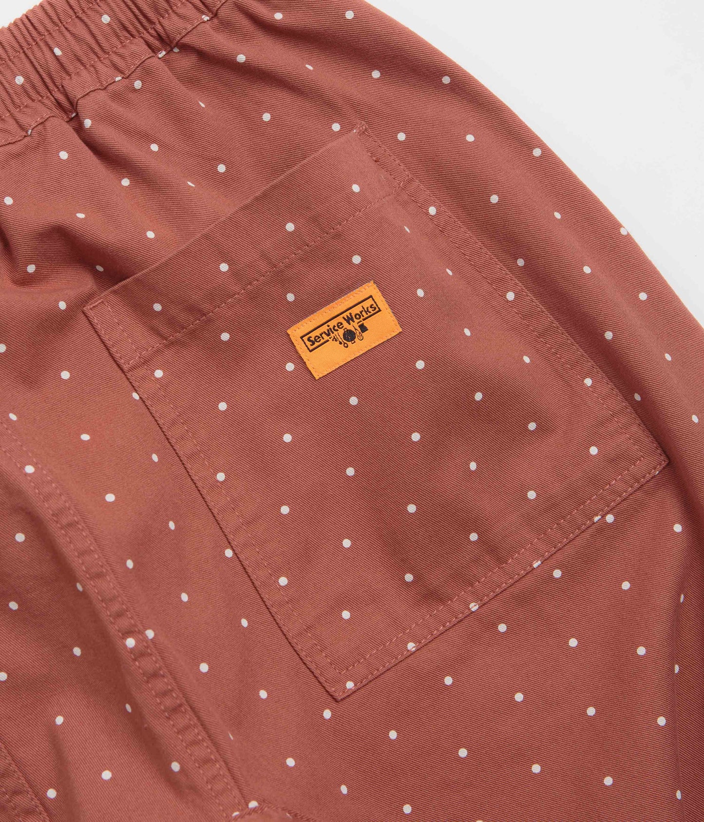 Service Works Polka Dot Chef Pants - Clay