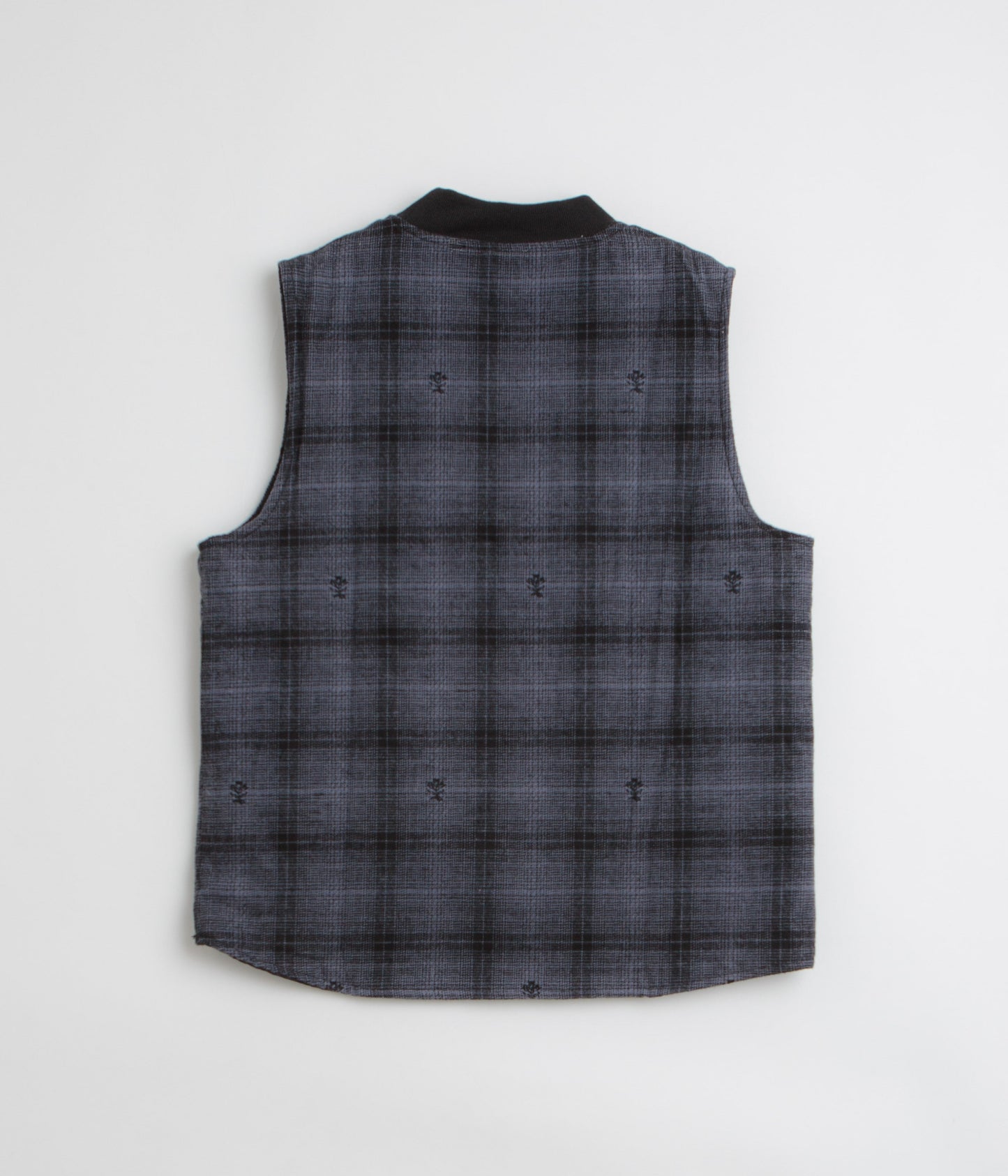 Service Works Thistle Plaid Work Vest - Black