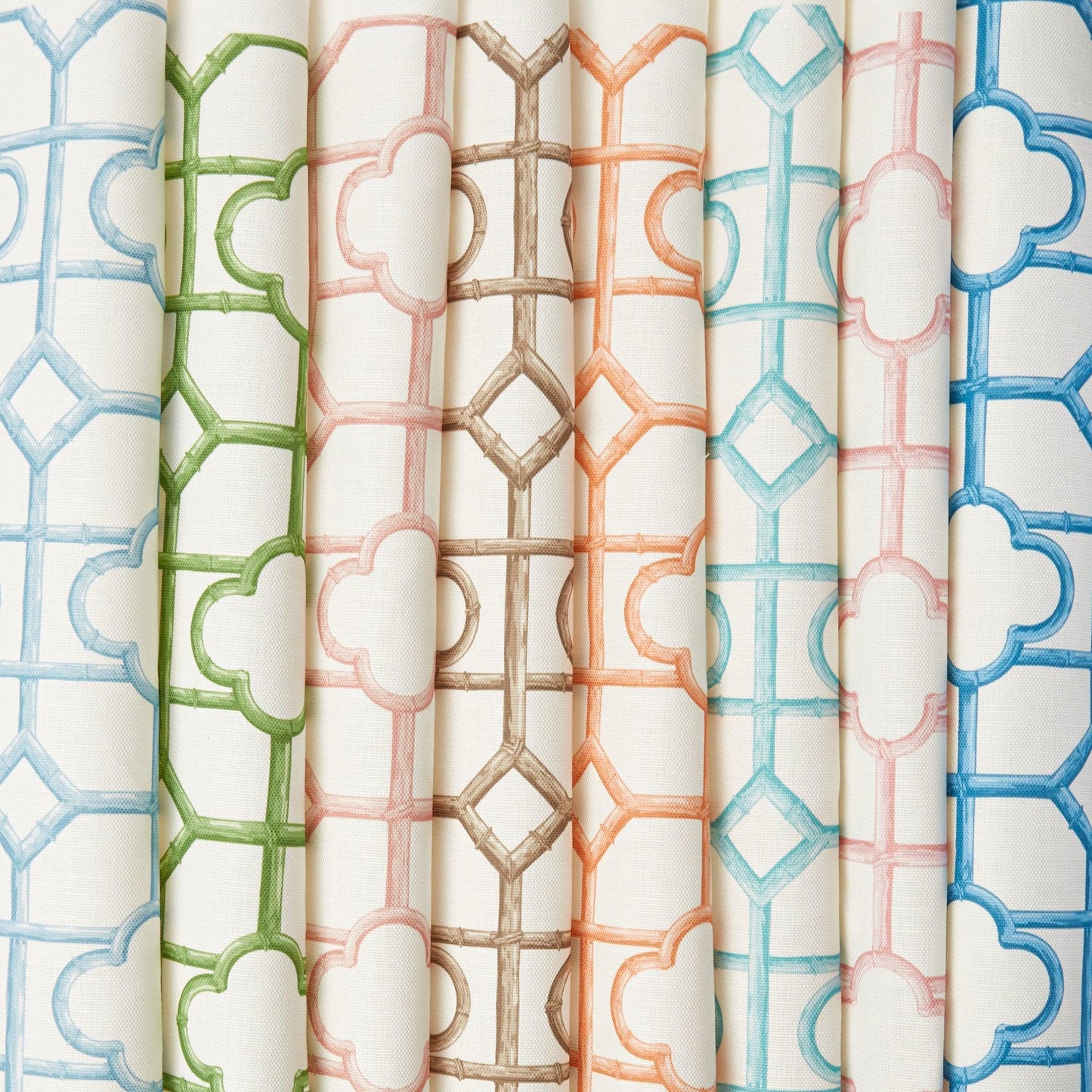 Soft Coral Shaded Bamboo Fabric