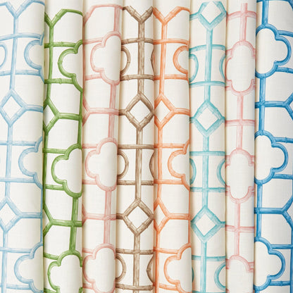French Blue Shaded Bamboo Fabric