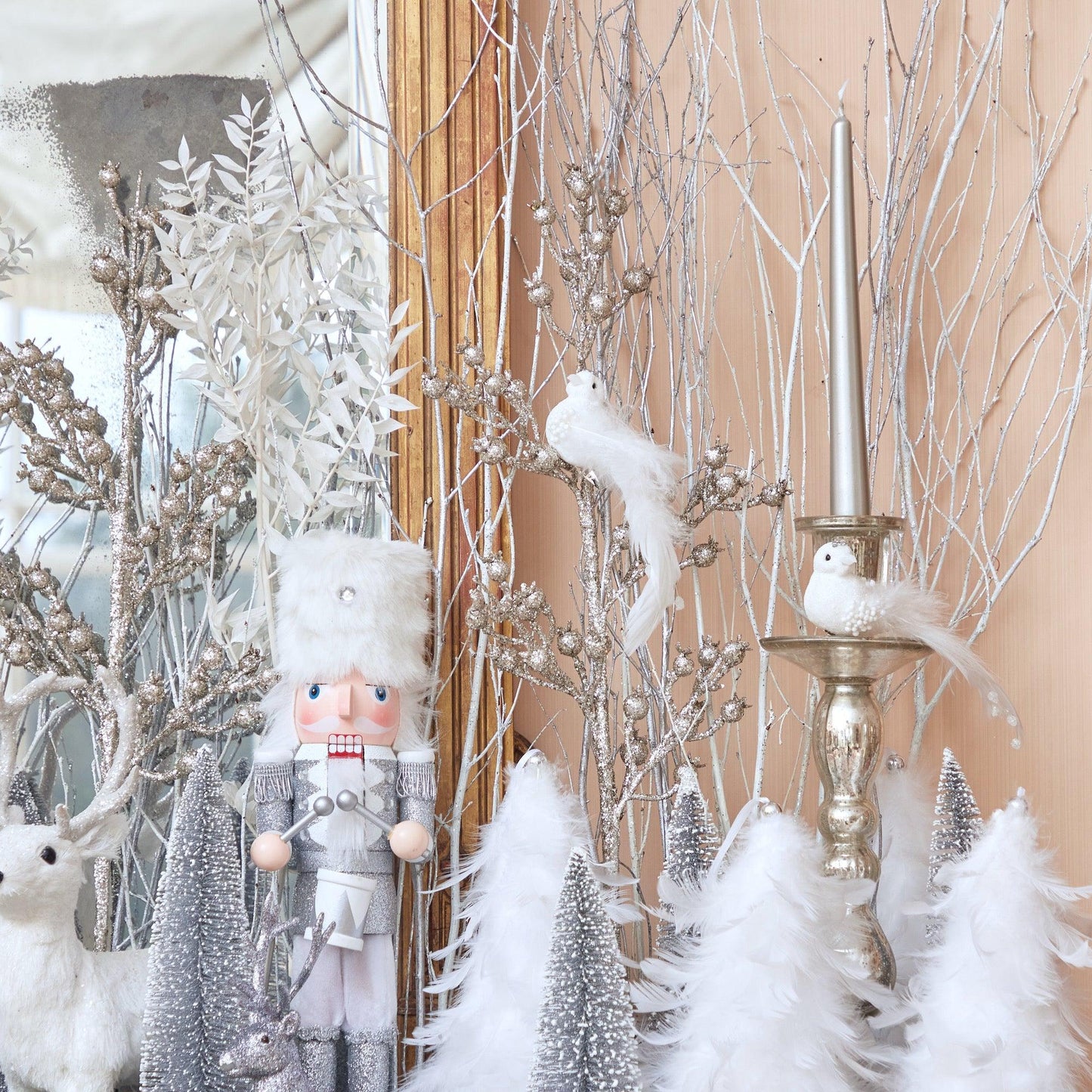 Silver Candles (Set of 8)