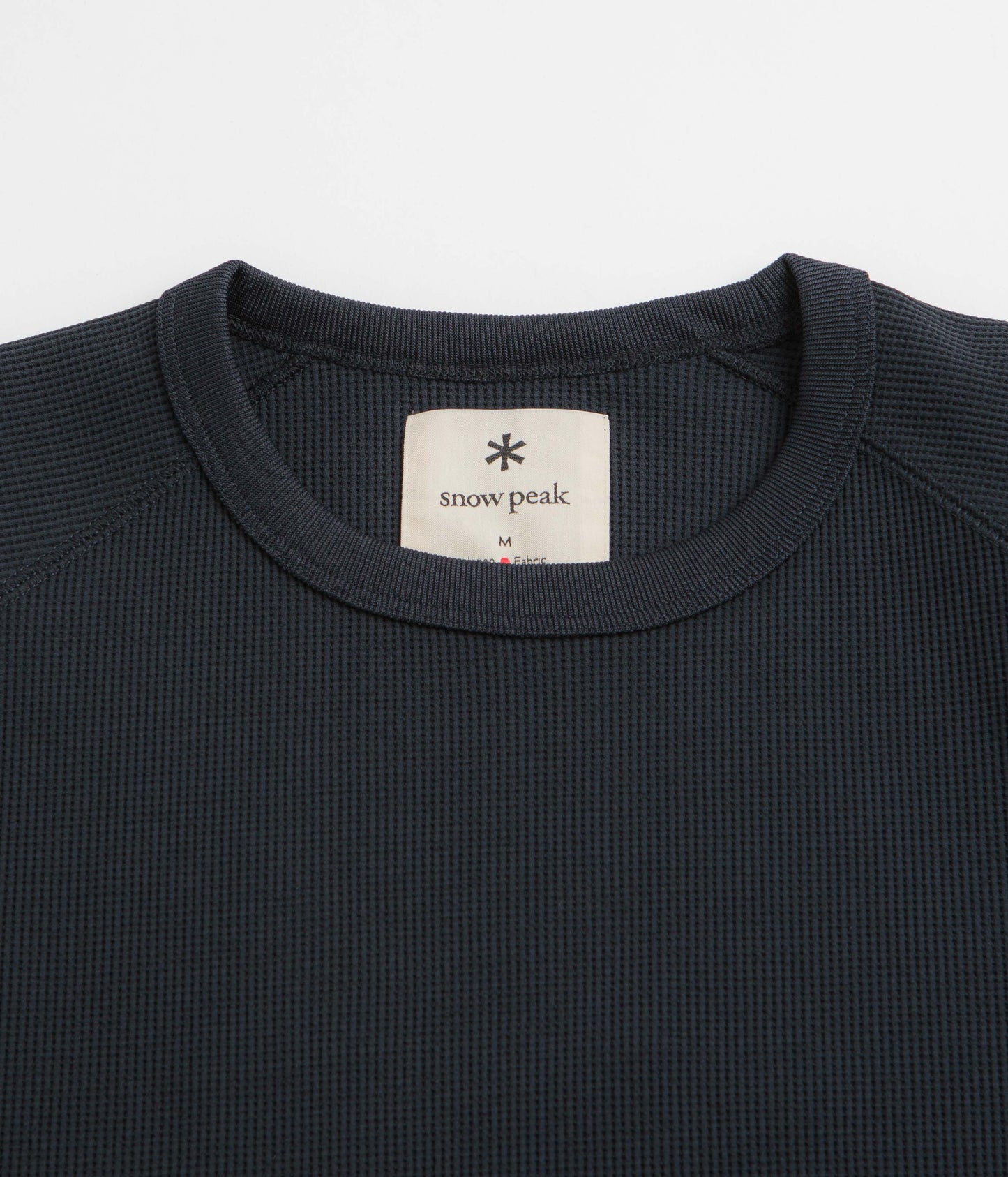 Snow Peak Dry Waffle T-Shirt - Dark Navy