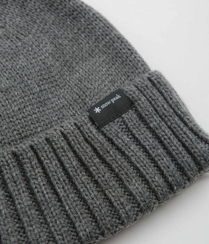 Snow Peak NSD Knit Beanie - Charcoal