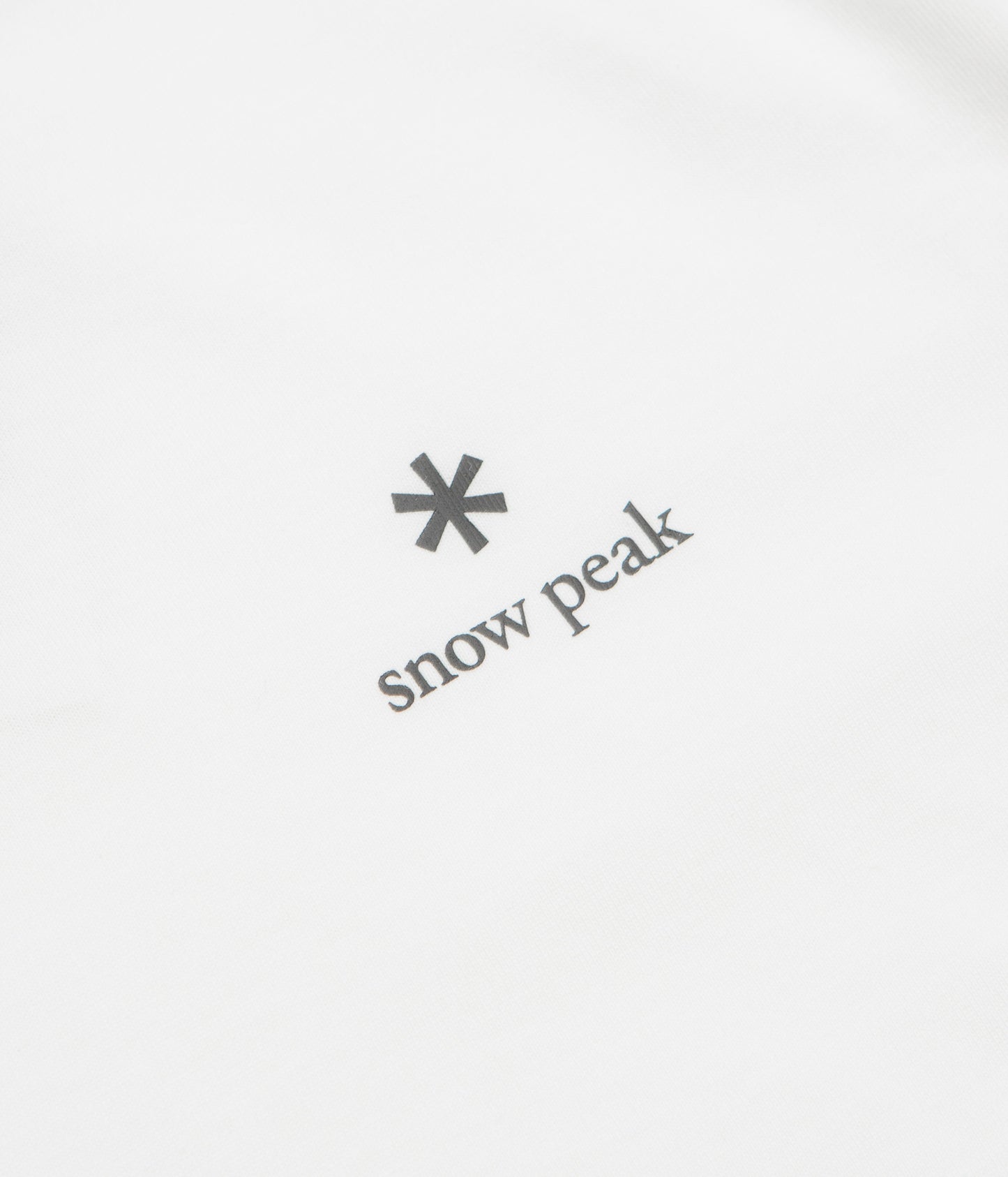 Snow Peak NSD Logo T-Shirt - Off White
