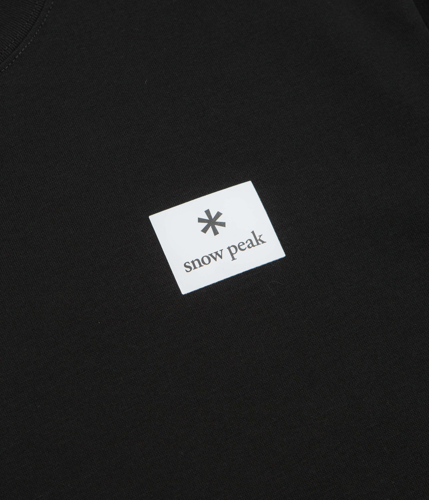 Snow Peak NSD Square Logo T-Shirt - Black