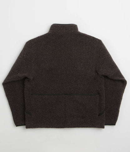Snow Peak Recycled Wool Boa Sweatshirt - Dark Brown