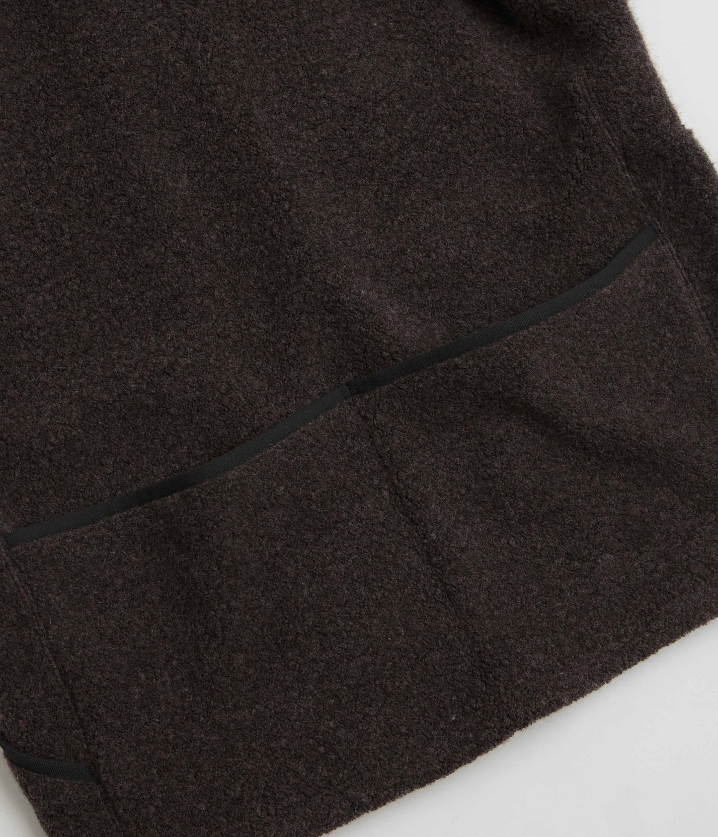 Snow Peak Recycled Wool Boa Sweatshirt - Dark Brown