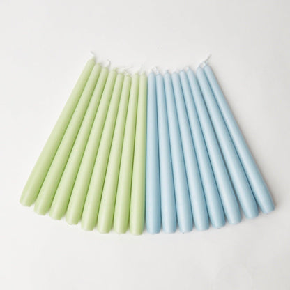 Soft Blue Candles (Set of 8)