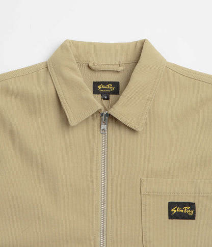 Stan Ray Zip Shirt - Eucalyptus Bedford Cord