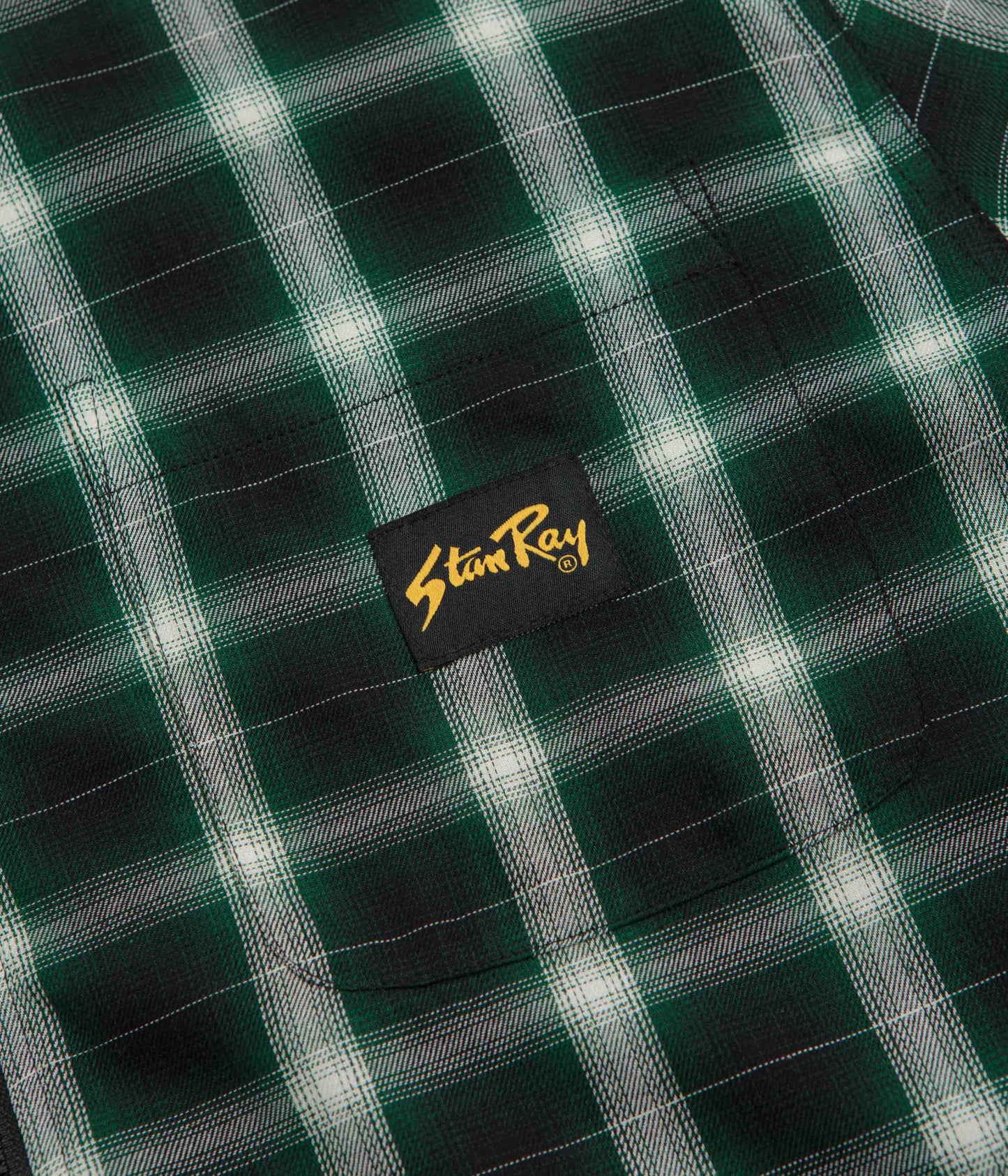 Stan Ray Zip Shirt - Green Check