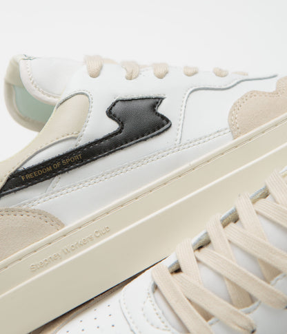 Stepney Workers Club Pearl S-Strike Leather Shoes - Spring Black