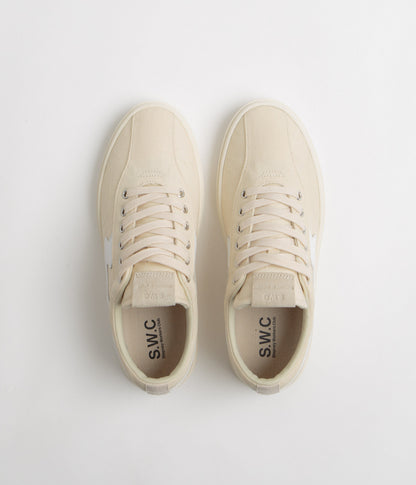 Stepney Workers Club Surma S-Strike Canvas Shoes - Ecru / White