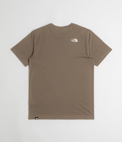 The North Face Simple Dome T-Shirt - Mocha Brown