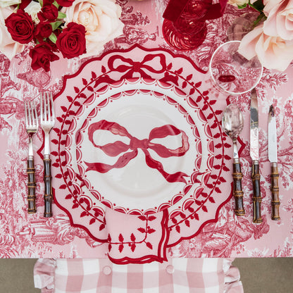Marilyn Red Bow Starter Plate