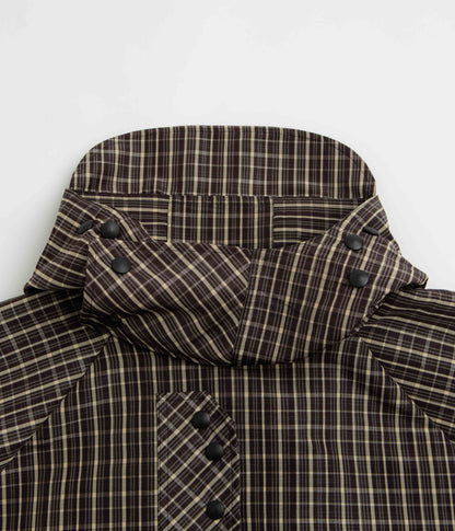 Umbro Check Smock Anorak - Beige / Dark Brown