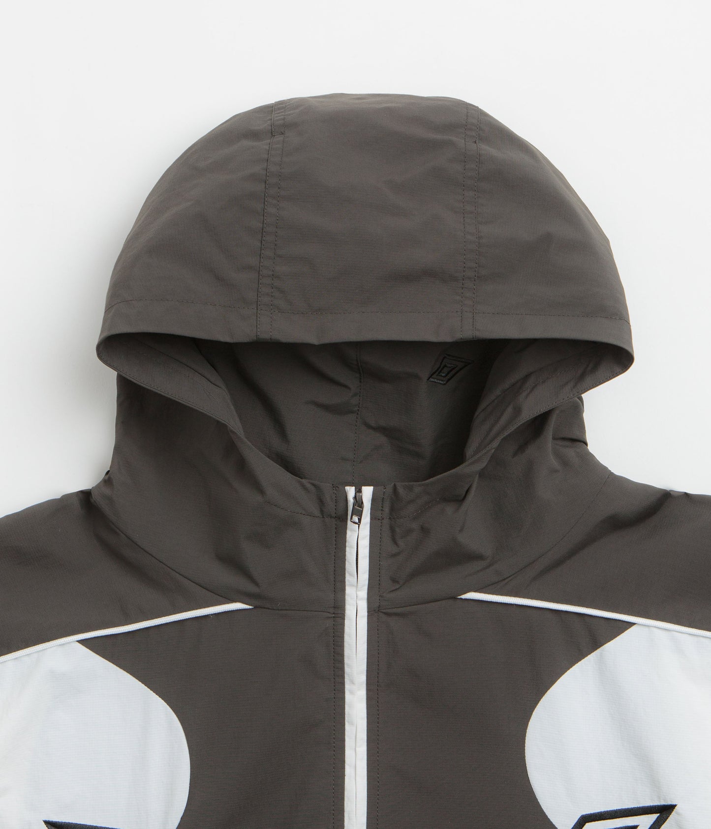 Umbro Guarding Masked Tracksuit Jacket - White / Dark Olive