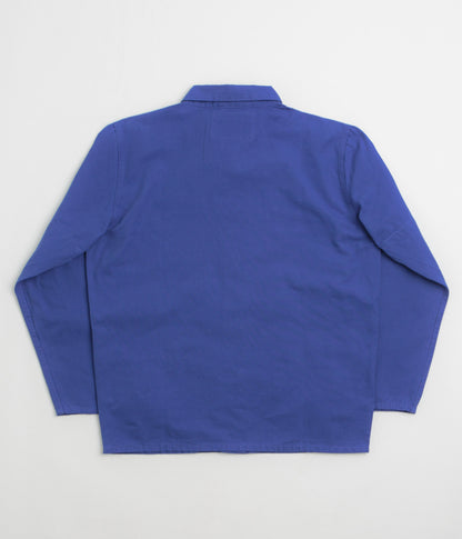 Uskees 3001 Buttoned Overshirt - Ultra Blue