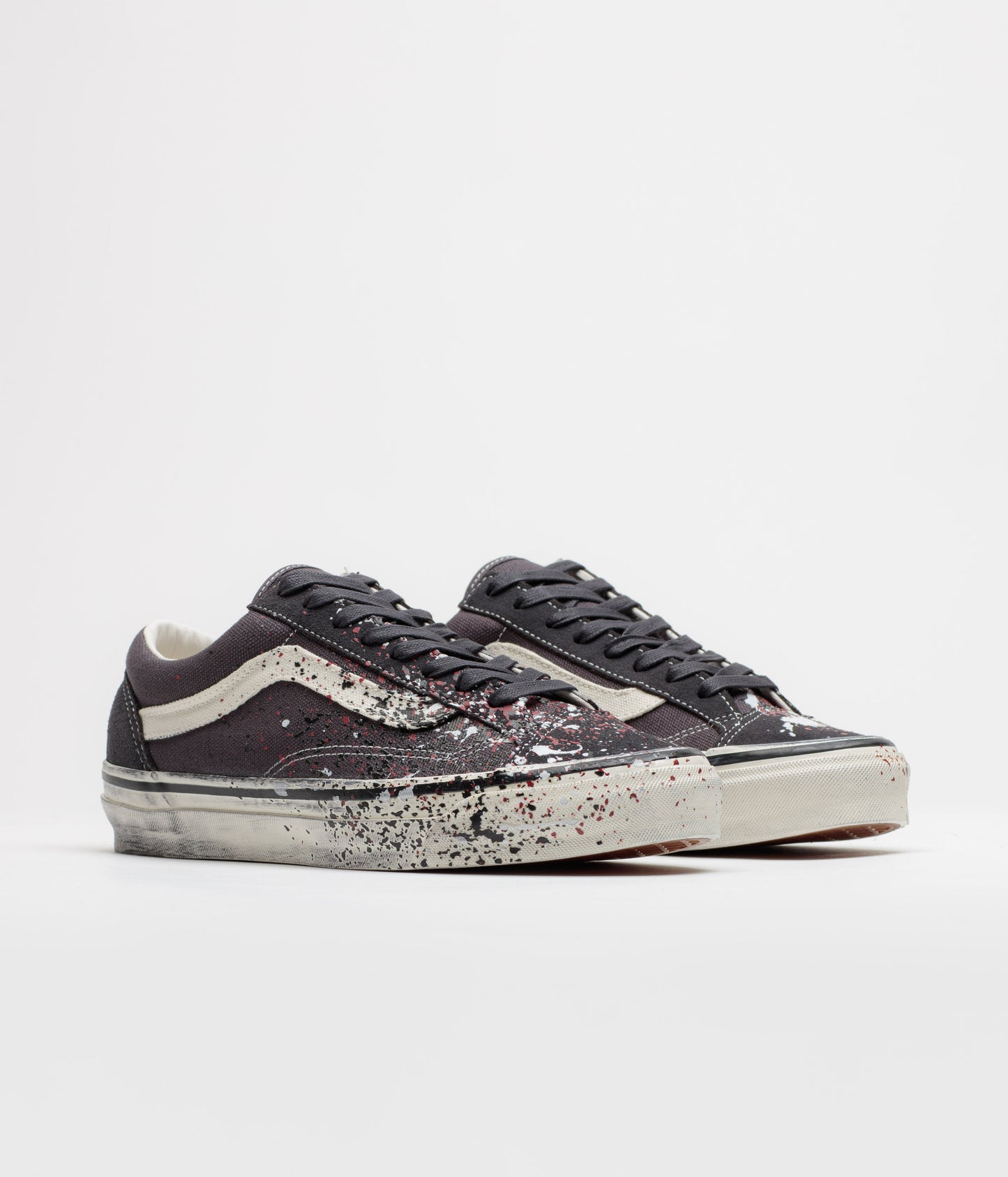 Vans LX Old Skool 36 Shoes - Paint Splatter Charcoal Grey