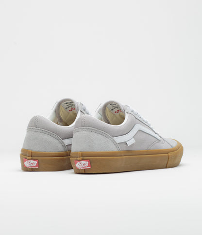 Vans Skate Old Skool Shoes - Crepe Light Gray / Gum