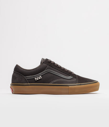 Vans Skate Old Skool Shoes - Faded Black / Gum