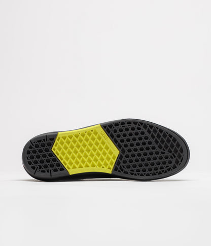 Vans Skate Old Skool Wafflecup Shoes - Reflective Black / Lime