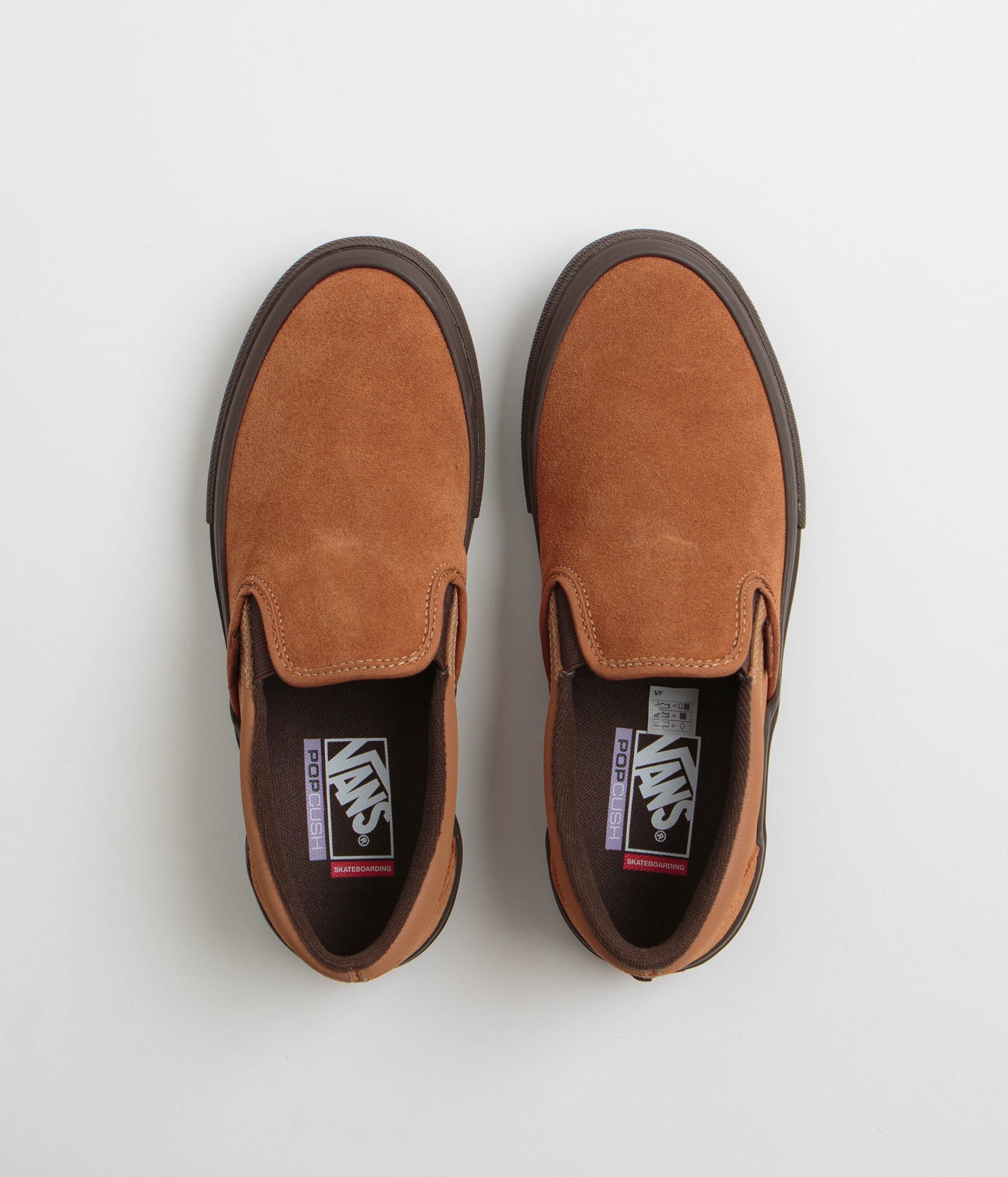 Vans Skate Slip-On Shoes - Brown / Gum